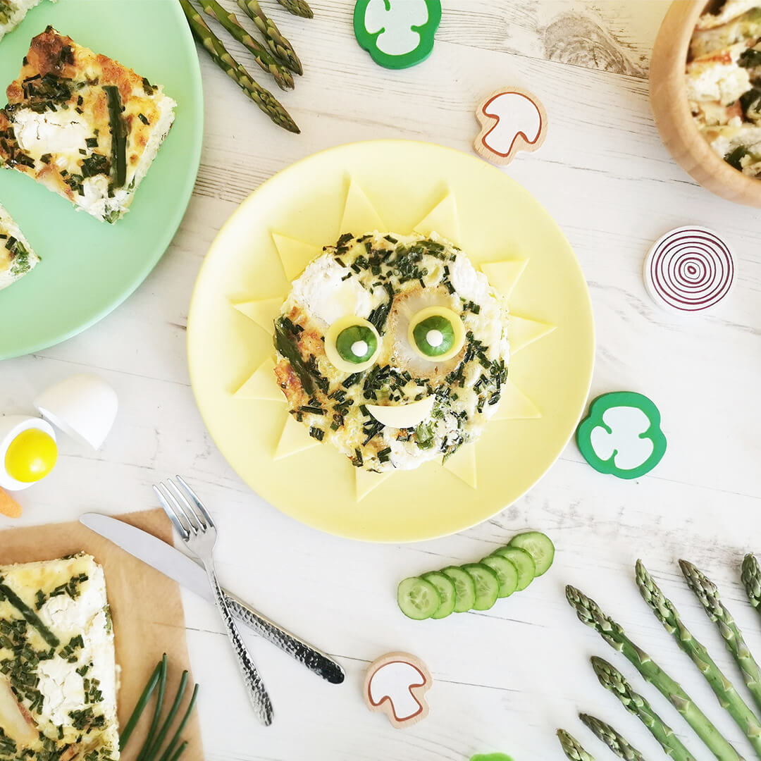 Asparagus & Goats Cheese Frittata