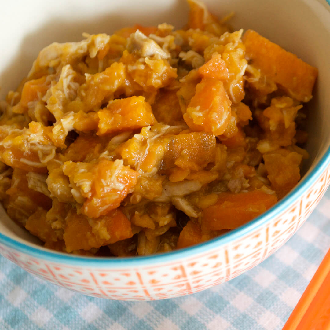 Baby Chicken & Lentils in a bowl