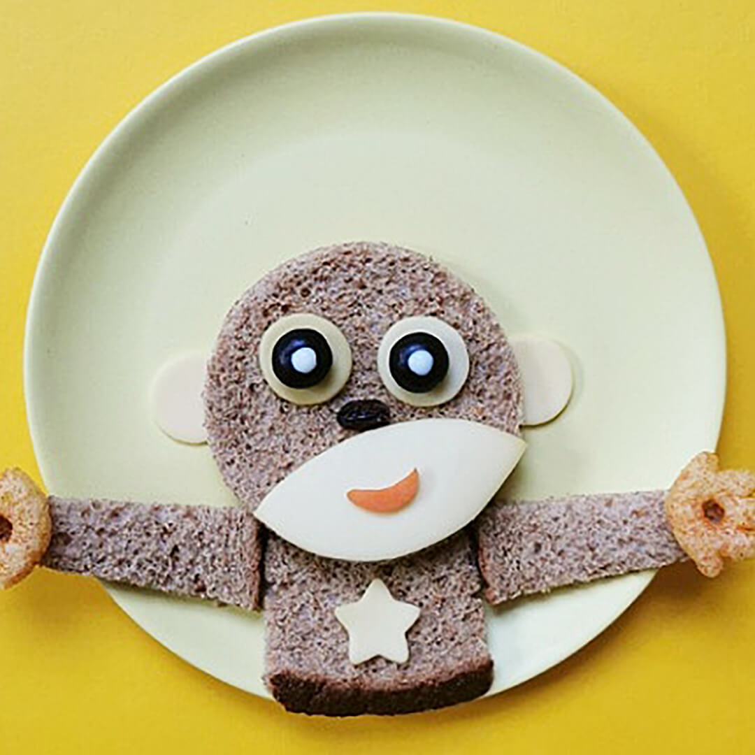 Cheeky Monkey fun plate