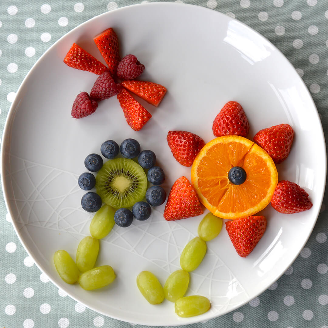 Flower power fun plate