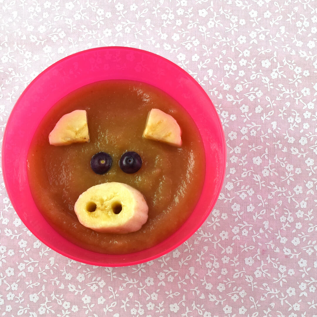 Fruity Piggy fun plate