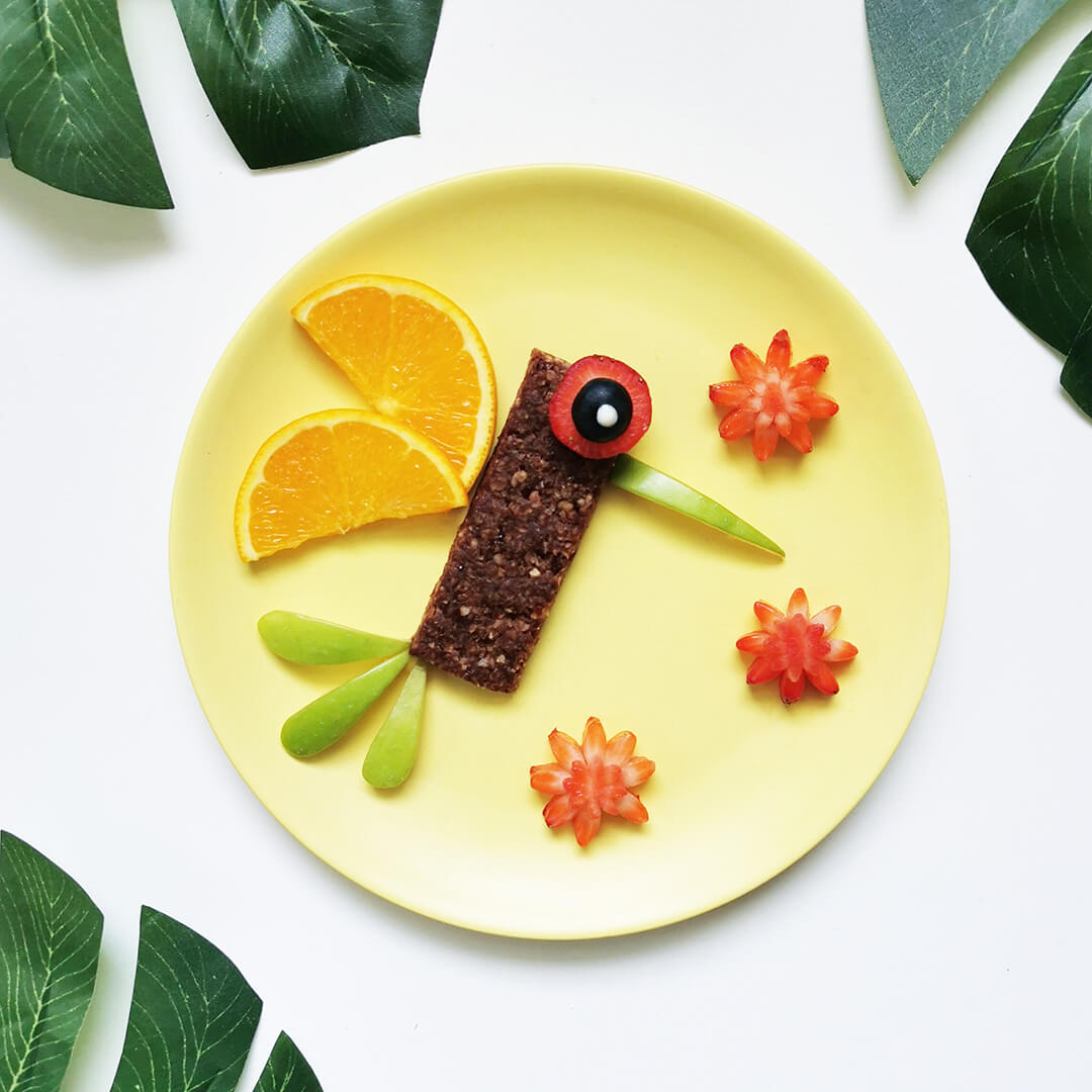 Hummingbird oaty bar fun plate