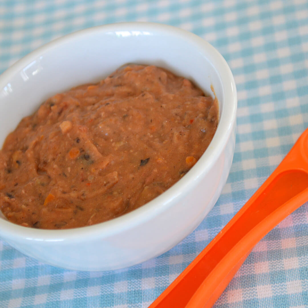 Liver Casserole puree in a bowl