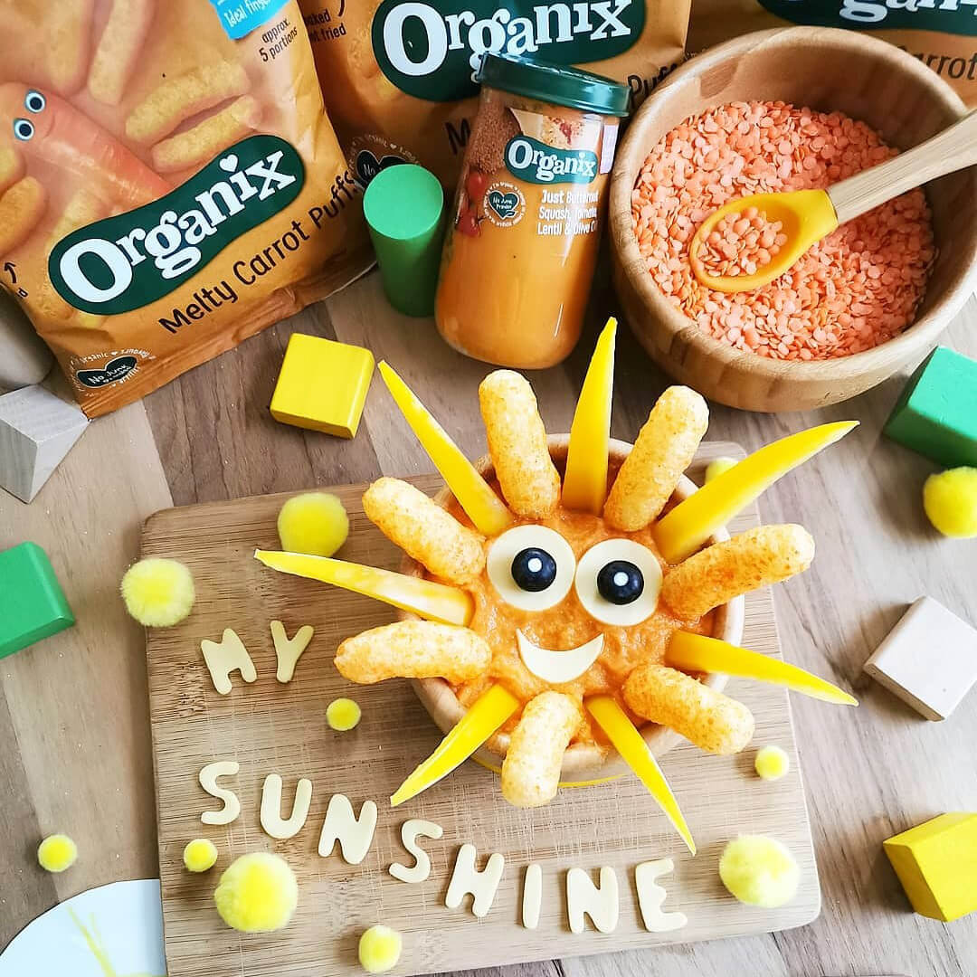 Organix sunshine fun plate