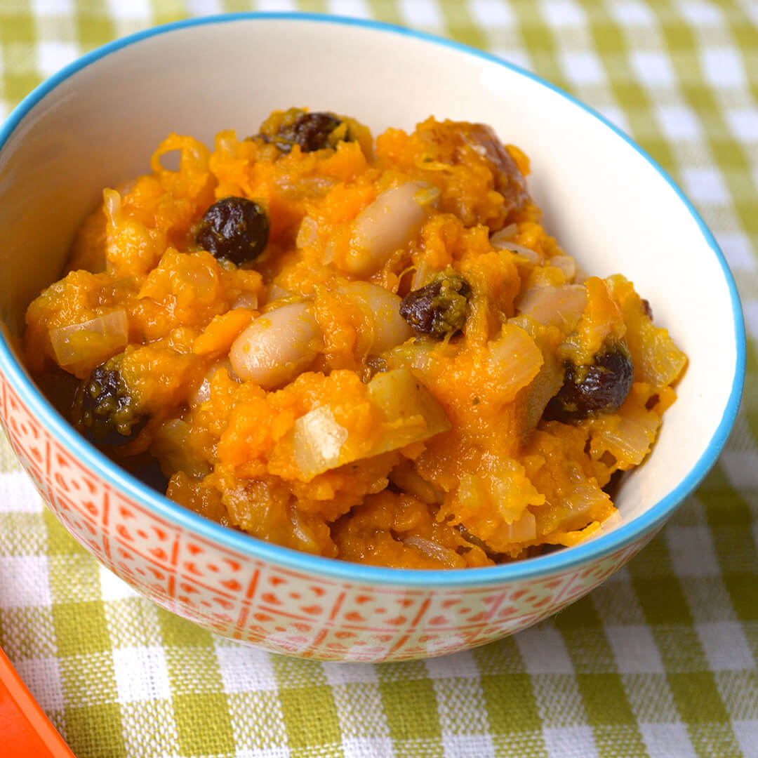 A bowl of Pumpkin Stew In-a-pot