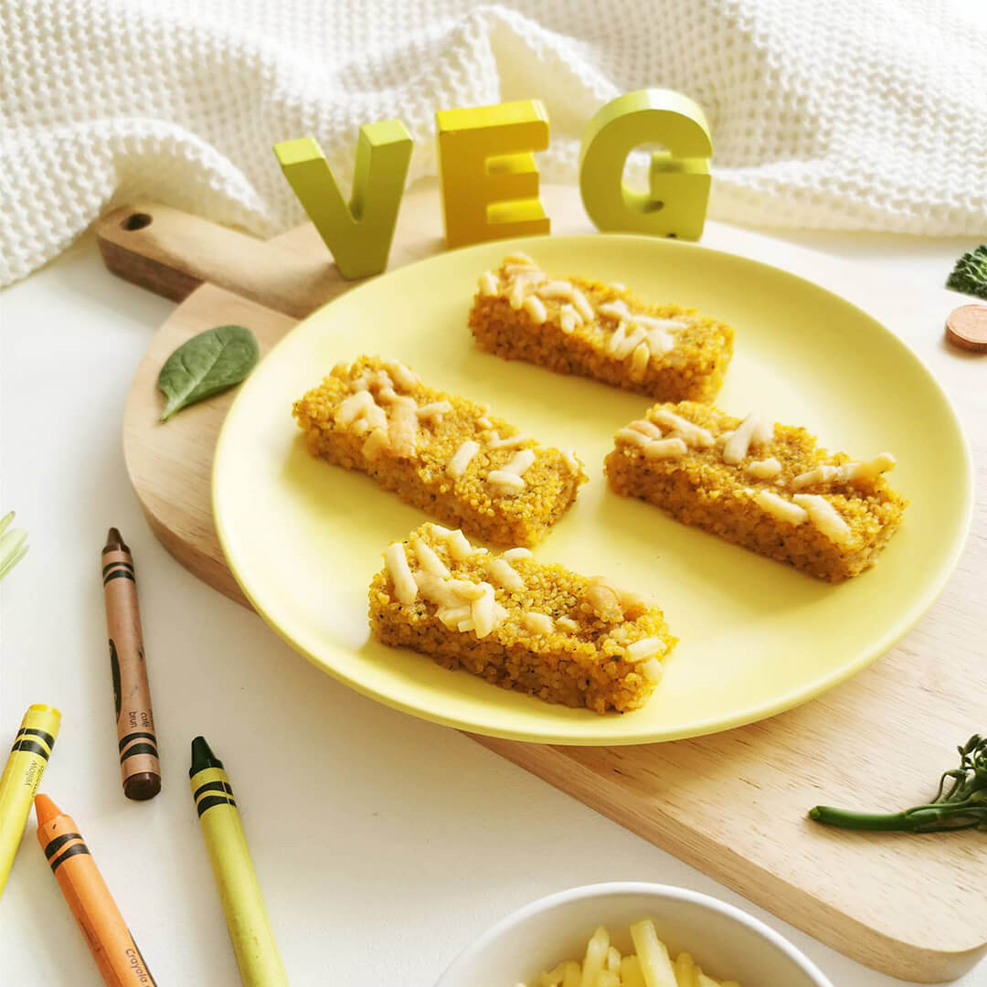 A plate of 4 couscous finger bites