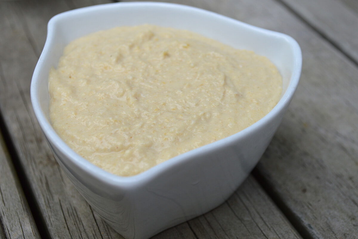 Hummus in a bowl