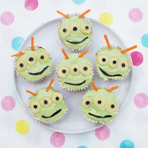 Alien Cupcakes