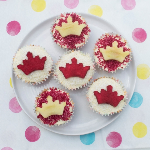 Crown cupcakes